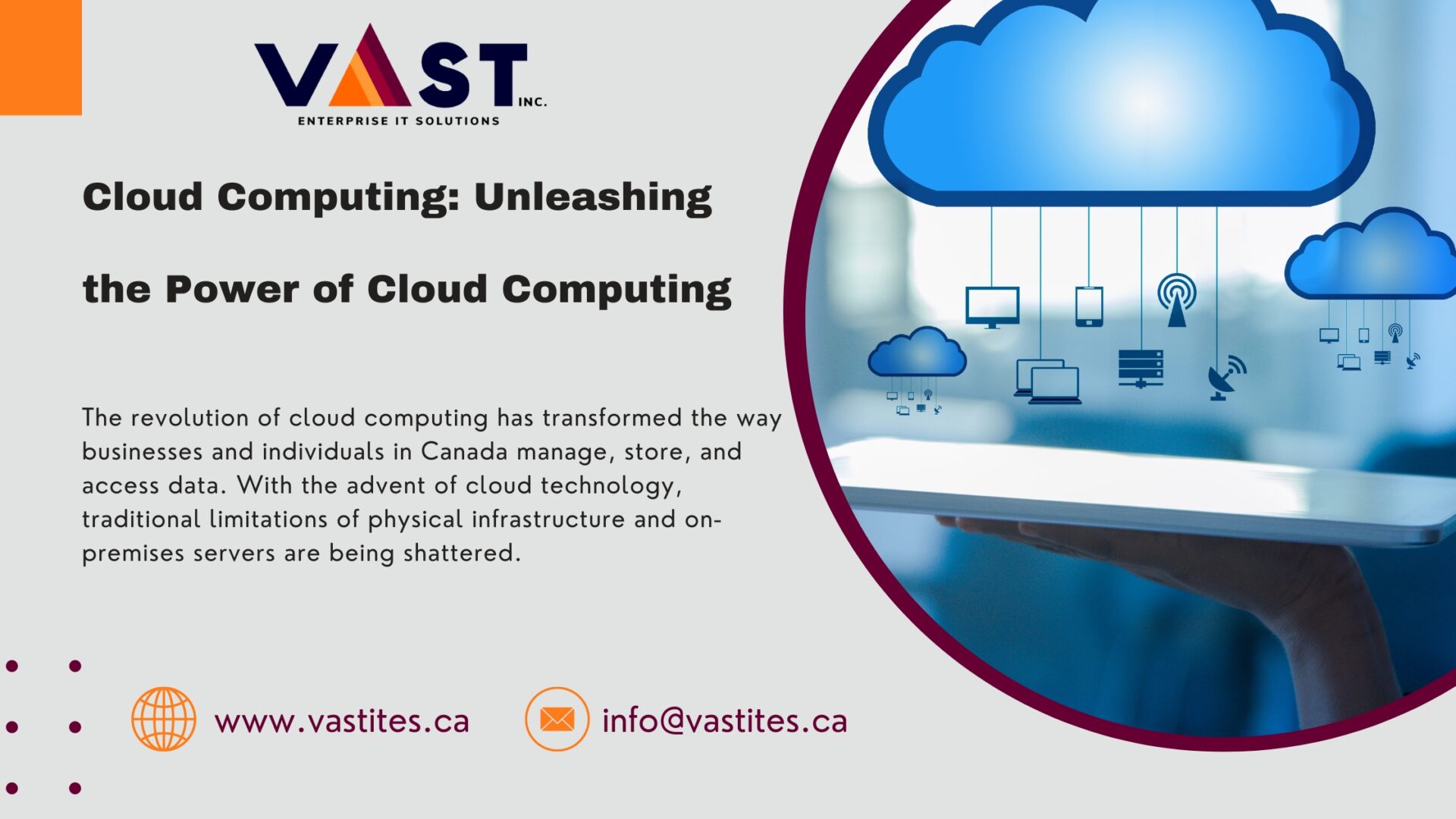 Cloud Computing: Unleashing the Power of Cloud Computing- VaST ITES INC