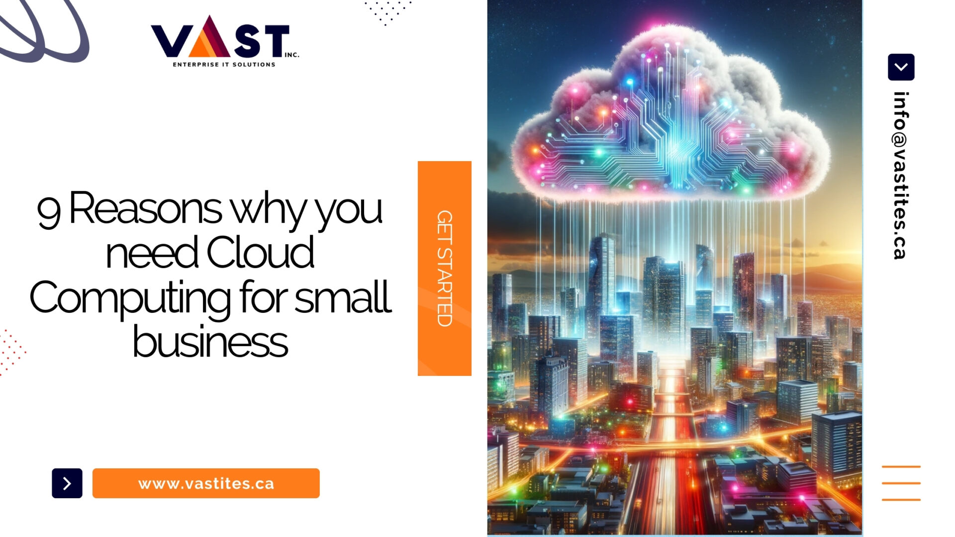 9 reasons why you need cloud computing for small business - VaST ITES Inc