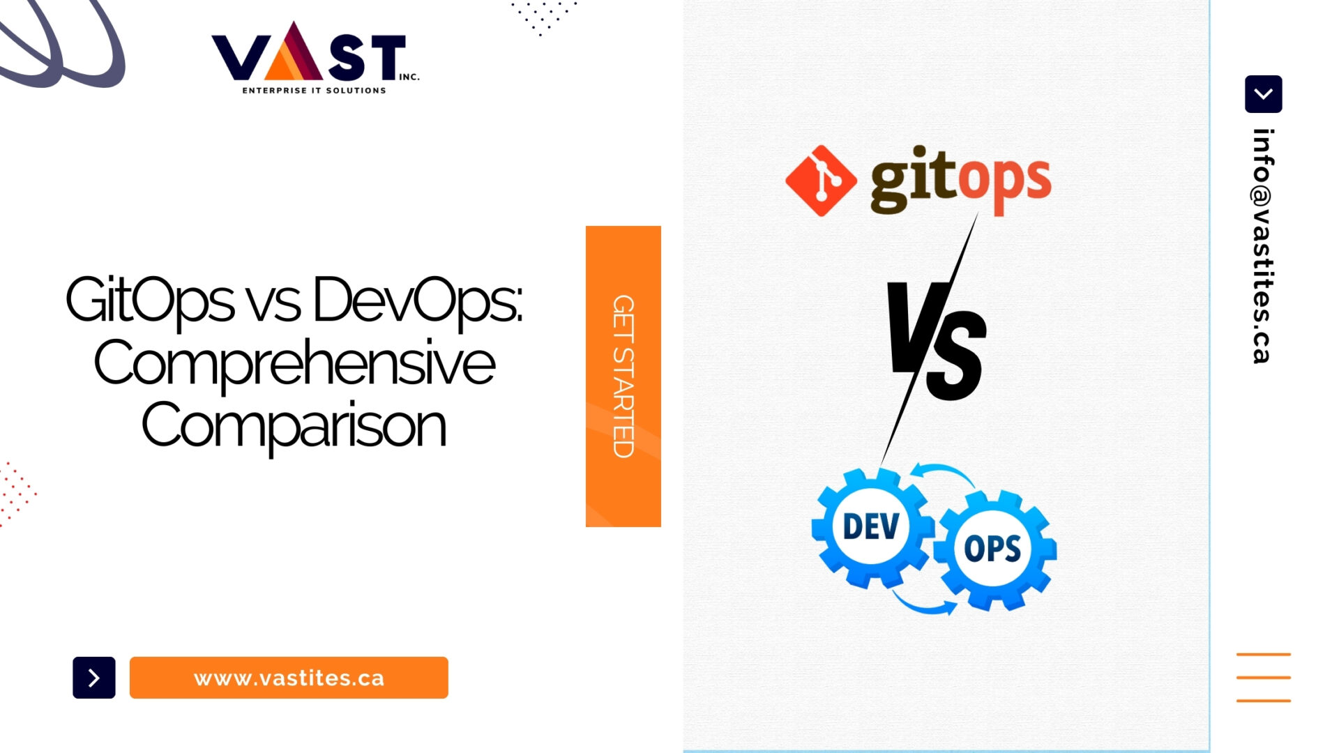 GitOps vs DevOps Comprehensive Comparison - VaST ITES Inc